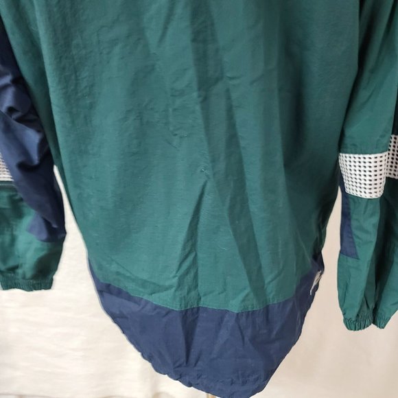 Catalina Womens Medium Green Hooded 1/2 Zip Kangaroo Pocket Hoodie Windbreaker - Picture 8 of 14